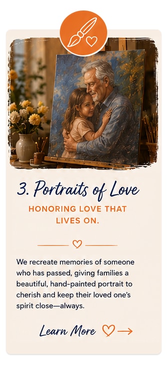 Portraits of Love — honoring love that lives on